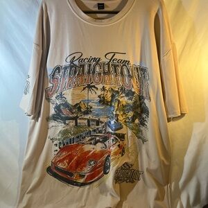 NFINITY Racing Team Graphic Beige T-Shirt